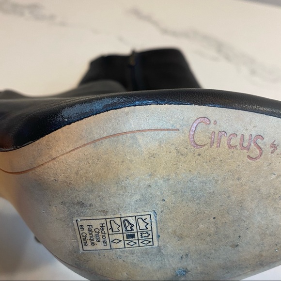 Circus by Sam Edelman black leather booties - Picture 7 of 9